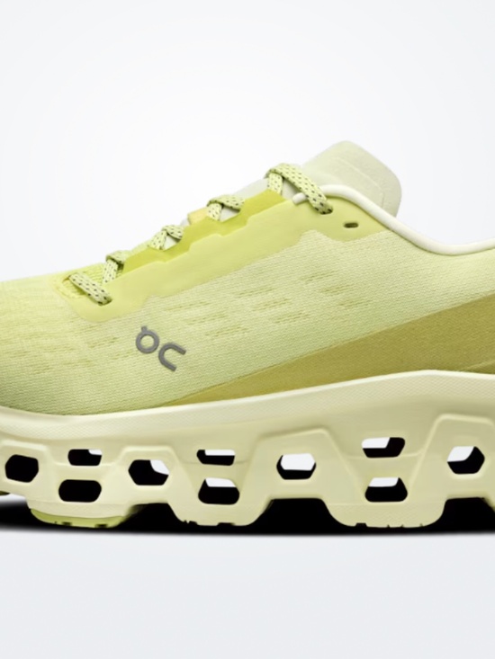 On Cloudmonster 3 - Mens 7 - Limelight | Seedling main image 4
